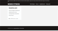 Desktop Screenshot of nemes-fitness.hu