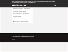 Tablet Screenshot of nemes-fitness.hu